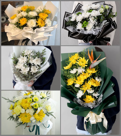 贵州黔南州福泉市道坪镇气坪村白事花束代送